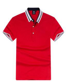 红色T恤衫定制款式