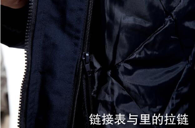 棉衣可拆卸内胆设计